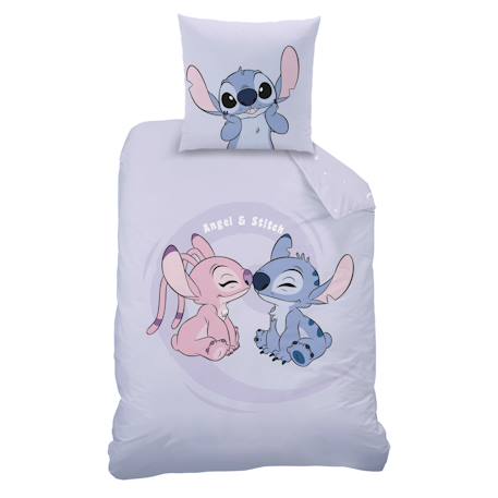 Parure de lit imprimée 100% coton, disney home stitch happy Mauve 3 - vertbaudet enfant 
