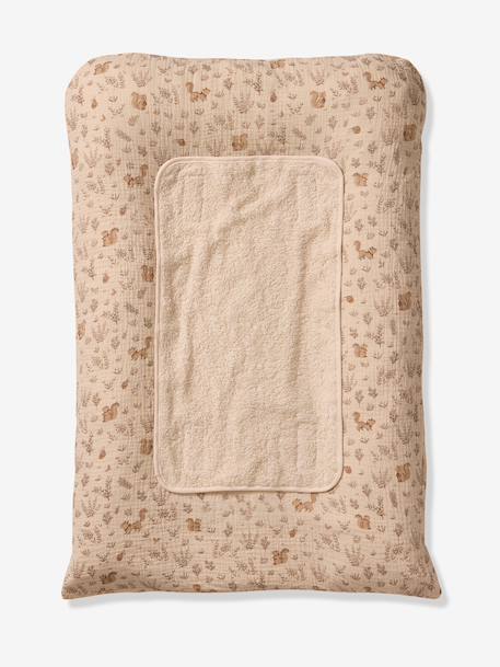 Matelas à langer gaze de coton Nutty ficelle 2 - vertbaudet enfant 