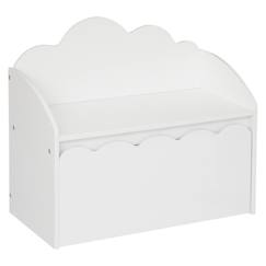 Chambre et rangement-Banc enfant avec coffre nuage - douceur