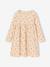 Ensemble fille cardigan et robe imprimée fleurs camel+marine+vert de gris 11 - vertbaudet enfant 