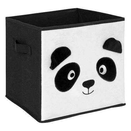 Panier de rangement pliable lion - joey Beige+Bleu+Gris+Jaune+Jaune Lion+Noir et blanc 28 - vertbaudet enfant 