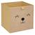 Bac de rangement ourson - kezi Marron caramel 2 - vertbaudet enfant 