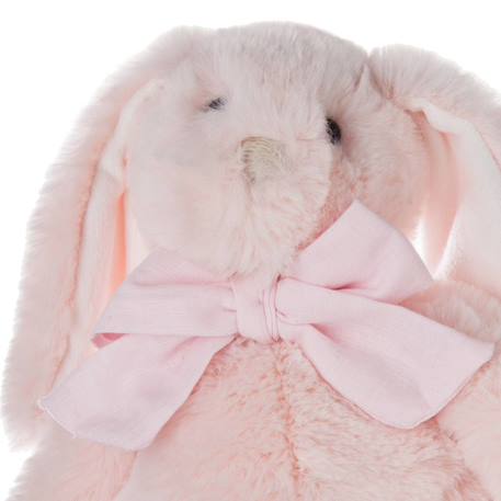 Peluche lapin avec noeud - kay Blanc+Bleu+Rose 3 - vertbaudet enfant 