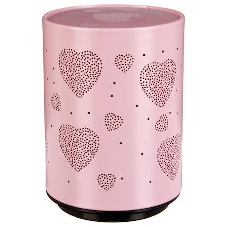 Veilleuse led push en métal - odos Blanc calèche+Blanc coeur+Blanc étoile+Blanc nuage+Gris étoiles+Gris nuage+Rose calèche+Rose coeur 43 - vertbaudet enfant 