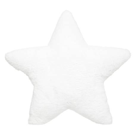 Coussin étoile en fourrure - maia Blanc 2 - vertbaudet enfant 
