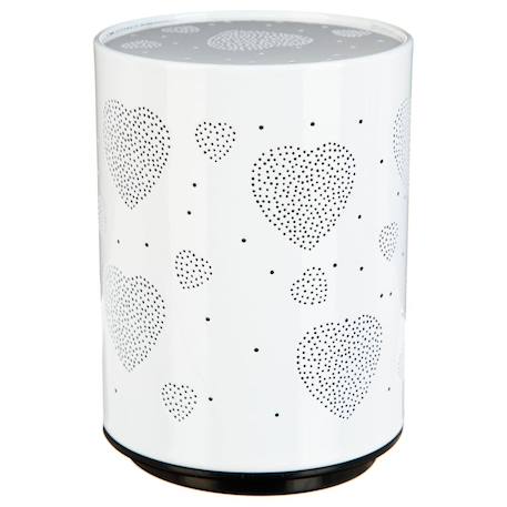 Veilleuse led push en métal - odos Blanc calèche+Blanc coeur+Blanc étoile+Blanc nuage+Gris étoiles+Gris nuage+Rose calèche+Rose coeur 7 - vertbaudet enfant 