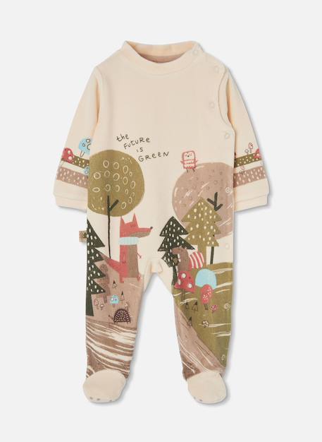 Bébé-Pyjama molleton bébé imprimé forêt