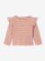 T-shirt manches longues bébé fille rose+vanille 1 - vertbaudet enfant 