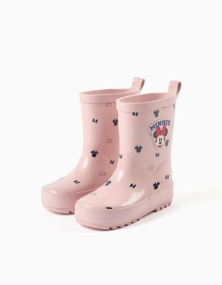 Bottes de pluie en caoutchouc minnie Rose 2 - vertbaudet enfant 