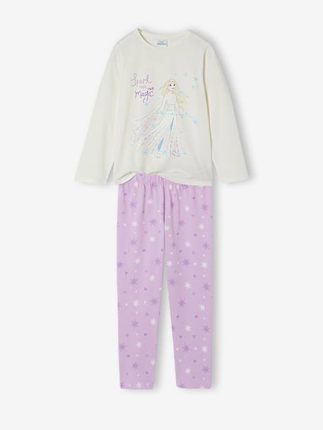 Pyjama La Reine des Neiges lilas poudré 1 - vertbaudet enfant 