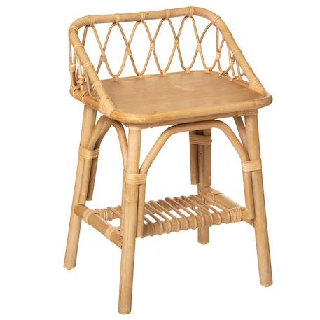 Table de chevet enfant en rotin - colette Beige 2 - vertbaudet enfant 