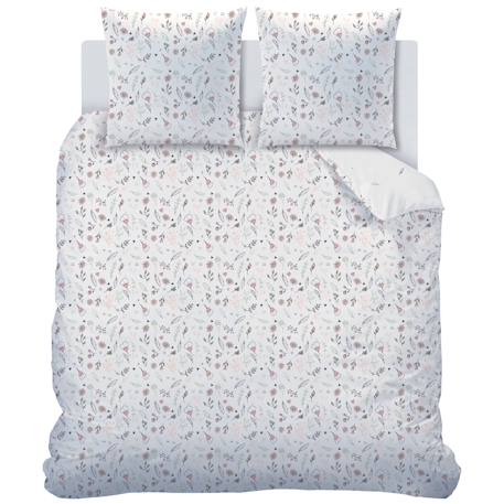 Parure de lit imprimée 100% coton, attrape coeur Blanc 4 - vertbaudet enfant 