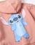 Sweat zippé en coton peigné en molleton avec capuche et imprimés stitch Rose 4 - vertbaudet enfant 