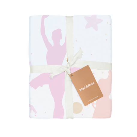 Parure de lit imprimée 100% coton, opéra Blanc, rose 5 - vertbaudet enfant 