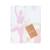 Parure de lit imprimée 100% coton, opéra Blanc, rose 5 - vertbaudet enfant 