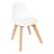 Chaise design scandinave pieds hêtre - baya Blanc+Rose+Vert clair 2 - vertbaudet enfant 