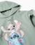 Sweat en coton peigné à capuche et imprimé stitch & angel Vert 3 - vertbaudet enfant 