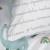 Parure de lit imprimée 100% coton, dinos Blanc 2 - vertbaudet enfant 