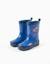 Bottes de pluie en caoutchouc avec imprimés mickey Bleu 2 - vertbaudet enfant 