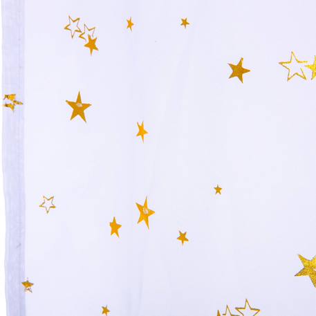 Voilage enfant étoiles dorées - demoiselle Blanc+Rose 5 - vertbaudet enfant 