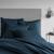 Set de 2 taies d'oreiller unies à franges, coton lavé Anthracite+Blanc+Bleu glacier+Bleu nuit+Caramel+Lichen+Lie de vin+Lin+Miel+Nude+Terre cuite 18 - vertbaudet enfant 
