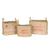 Lot de 3 paniers avec poignées - neree Beige 2 - vertbaudet enfant 