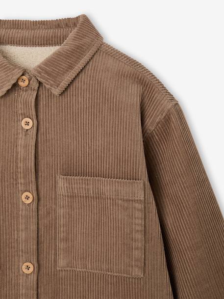 Chemise manches longues garçon taupe 3 - vertbaudet enfant 