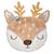 Coussin enfant - biche Marron 2 - vertbaudet enfant 