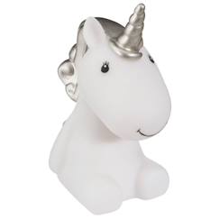 Linge de maison et décoration-Décoration-Veilleuse à pile licorne h.14cm