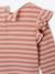T-shirt manches longues bébé fille rose+vanille 3 - vertbaudet enfant 
