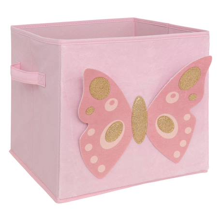 Panier de rangement pliable papillon - joey Rose 2 - vertbaudet enfant 