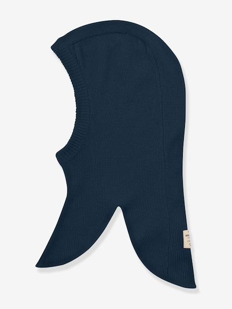 Cagoule légère en laine mérinos MATKEA enfant MINI A TURE gris ardoise+marine+vieux rose+violet 2 - vertbaudet enfant 