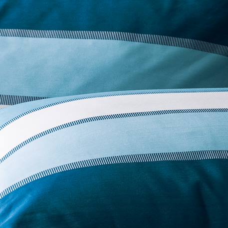 Parure de lit imprimée 100% coton, tendance océane Bleu 3 - vertbaudet enfant 