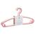Lot de 6 cintres enfant blanc plastique Blanc+Bleu+Gris+Jaune+Rose+Vert 13 - vertbaudet enfant 