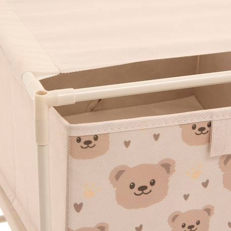 Table de chevet enfant 1 tiroir ourson - tissa Beige 3 - vertbaudet enfant 