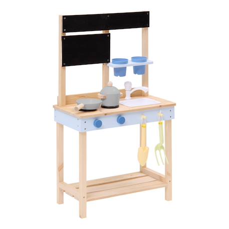 Cuisine enfant outy en bois 55x29x90 cm Beige 2 - vertbaudet enfant 