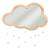 Miroir nuage en bois avec pompons - nanak Beige 2 - vertbaudet enfant 