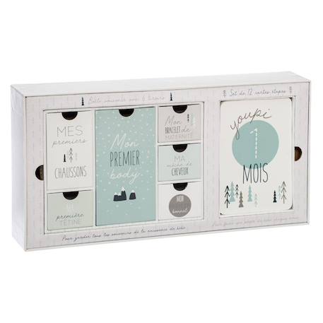 Coffret cadeau de naissance - mon premier Bleu+Rose 8 - vertbaudet enfant 