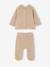 Lot de 2 pyjamas bébé fille ouverture dos beige chiné 4 - vertbaudet enfant 