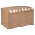 Coffre de rangement pliable en jute - yuki Blanc+Marron 7 - vertbaudet enfant 