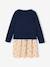 Ensemble fille cardigan et robe imprimée fleurs camel+marine+vert de gris 13 - vertbaudet enfant 