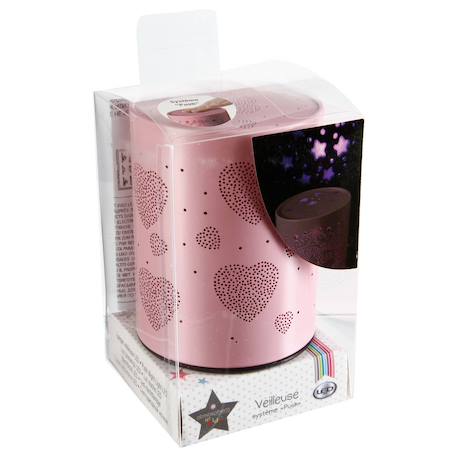 Veilleuse à pile push h.13cm métal Blanc calèche 3 - vertbaudet enfant 