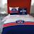Parure de lit imprimée 100% coton, psg logo Bleu 1 - vertbaudet enfant 