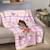 Plaid polaire imprimé, dora aile Rose 2 - vertbaudet enfant 