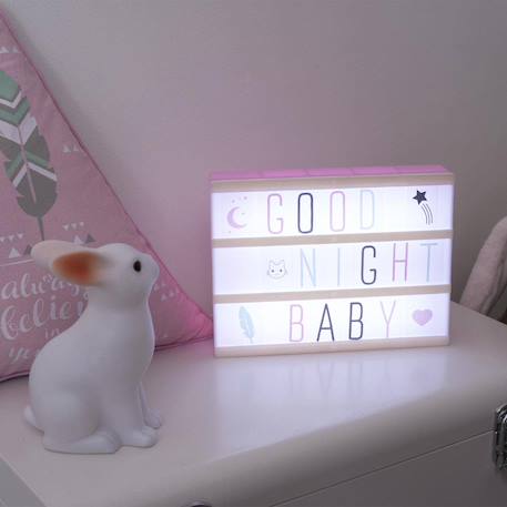 Lampe boîte lumineuse - koro Bleu+Rose 2 - vertbaudet enfant 