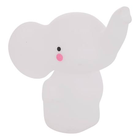 Veilleuse elephant enfant softy blanc 14.5x13x10,5 cm Blanc 2 - vertbaudet enfant 