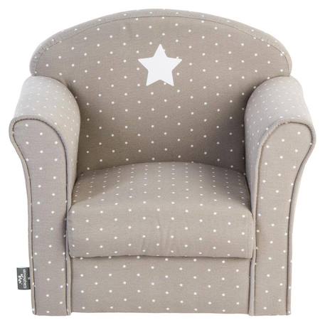 Fauteuil enfant motif étoiles - classique Beige 4 - vertbaudet enfant 