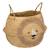 Panier enfant pliable en jute et roseau - lion Marron 2 - vertbaudet enfant 