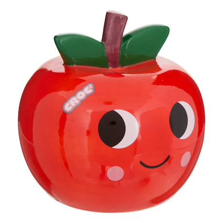 Tirelire enfant pomme - cha cha pop Rouge 2 - vertbaudet enfant 