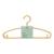 Lot de 6 cintres enfant blanc plastique Blanc+Bleu+Gris+Jaune+Rose+Vert 11 - vertbaudet enfant 